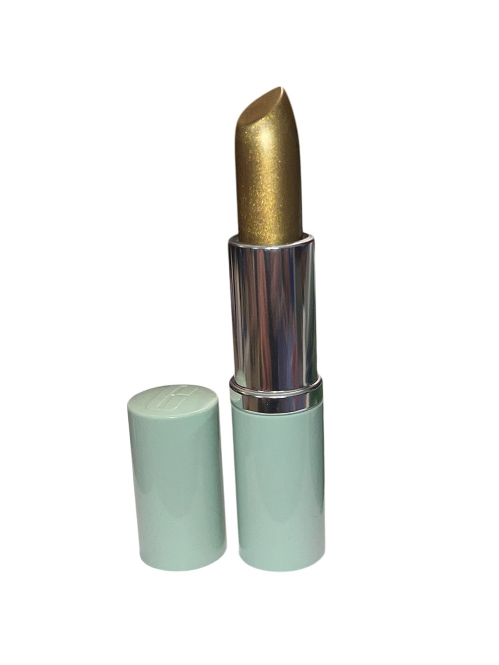 Clinique "Different Lipstick" in SURPRISE - Gold Shimmer - Green Tube New